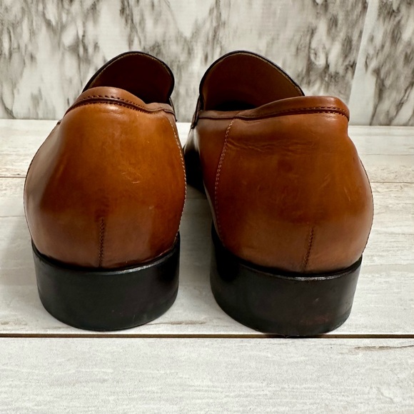 Cole Haan X Air Mens Giovanni Penny Loafer Leather Shoes Sz 9.5 Brown Classic - Picture 2 of 12